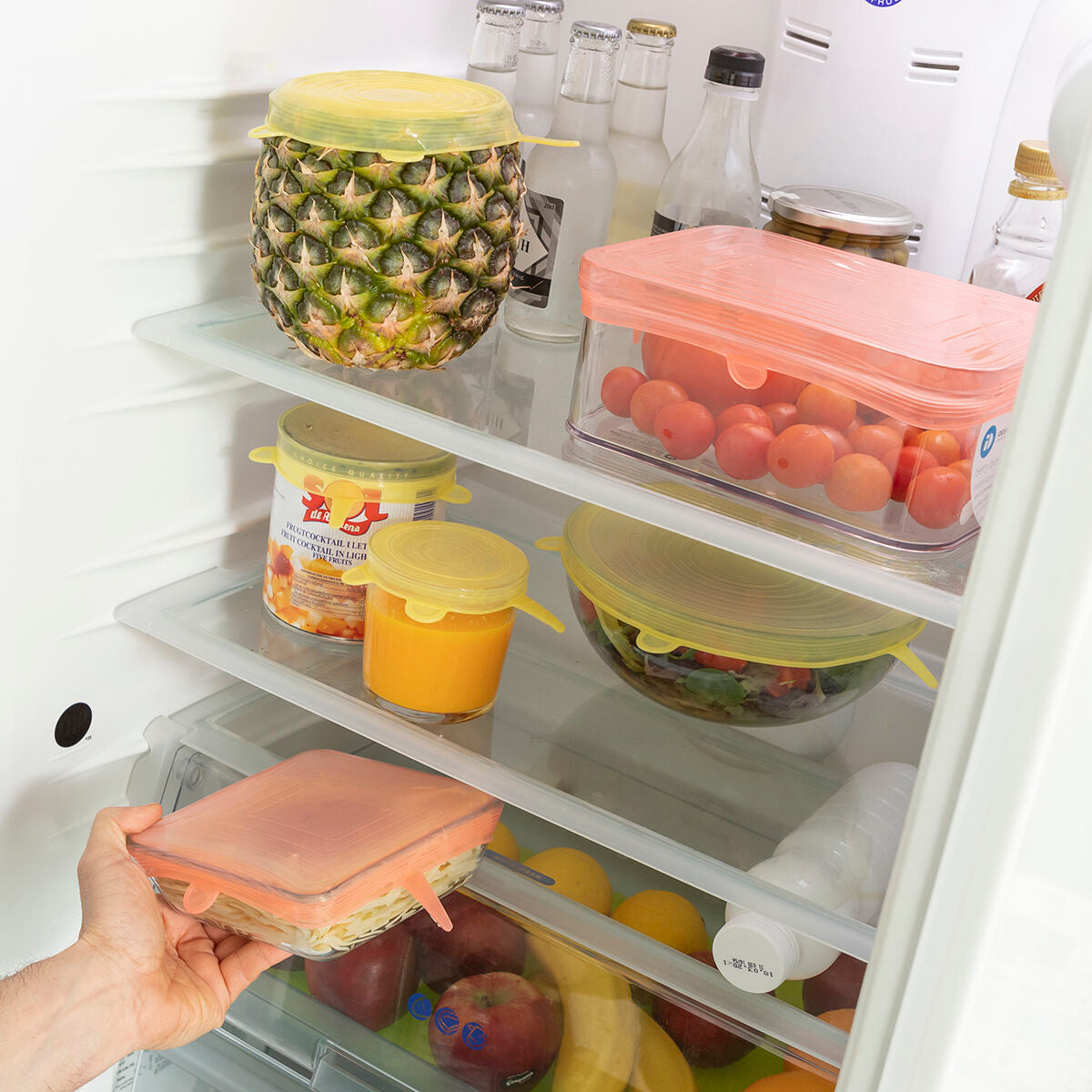 Set de 10 Couvercles Réutilisables et Ajustables - Eco-Responsable Lilyd