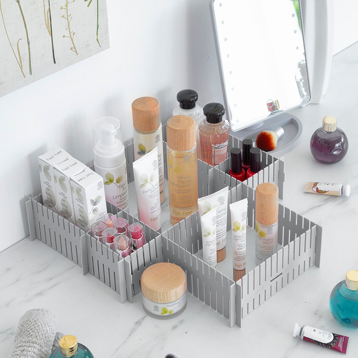 Organisateur de Tiroir Cuisine Extensible - Rangement Professionnel